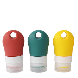 Environmentally friendly silicone travel sub-bottling set portable shampoo and shower gel squeezable <b>empty</b> <b>bottle</b> - Product Image 2