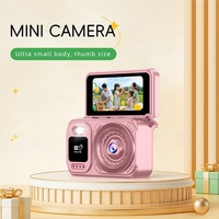 Mini Cámara Digital M5 para Estudiantes, Modo Belleza HD para Selfies, Cámara Web Integrada, Cámara de Bolsillo Compacta, Almacenamiento con Tarjeta TF