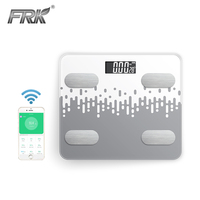 Báscula eléctrica inteligente para baño, balanza Digital portátil para pesar grasa corporal, 180kg