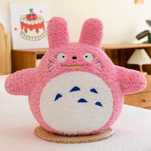 כרית שינה גדולה של טוטורו מצויר, דובי חמוד, צעצוע קטיפה רך במיוחד להפגת מתחים, מתנה ליום הולדת, צעצוע פרווה ממולא - Product Image 4