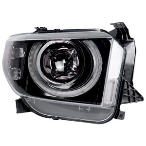 נקודה דו-led מקרן פנסים עבור 2014-2021 toyota טונדרה אביזרים טנדר טנדר אוזניות הרכבה עם אורות בפינה השמאלית - Product Image 3