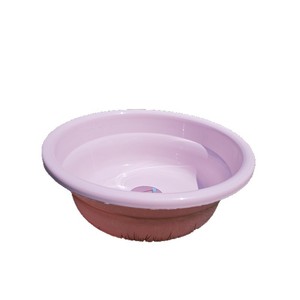Lavabo de plástico redondo de color sólido, tamaño grande, para uso doméstico, en la cocina o para estudiantes. - Product Image 5