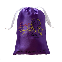 Pochettes en satin pour dames avec logo personnalisé imprimé vert soie avec cordon de serrage bottes longues sacs pour femmes