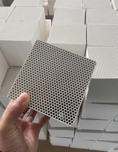 Monolithe catalytique en céramique alvéolée Cordierite-Mullite résistant à la chaleur pour brûleur à gaz et <span class=keywords><strong>barbecue</strong></span> - Product Image 4