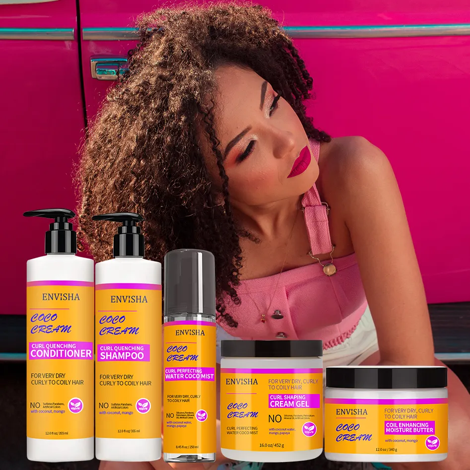 Afro Hair Deep Moisturizing Hydrating Shampoo Conditioner Set Curly Hair Products Gift Set For Dry Curly Hair