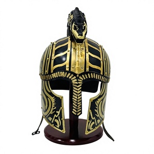 Chevalier médiéval Turin Casque Acier Armure Serpent Dragon casque Viking Hommes Spartan Guerrier Chapeaux Antique Casque Armure Costume - Product Image 1