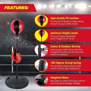 Jouets sportifs, ballon de boxe, ensemble de produits de boxe, gants de jeu pour enfants, meilleur ensemble de boxe pour enfants - Product Image 3