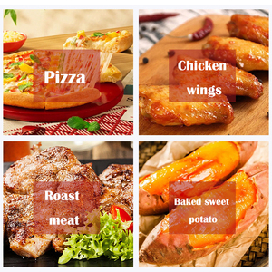 อุปกรณ์อบพิซซ่าอิตาลีเชิงพาณิชย์ เตาอบพิซซ่าไฟฟ้าขนาดเล็ก 12 นิ้ว แบบพกพาสำหรับใช้ในบ้าน เตาอบพิซซ่าแก๊สสำหรับตั้งแคมป์กลางแจ้ง - Product Image 6