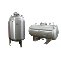 Réservoir de stockage d'eau horizontal en acier inoxydable de qualité alimentaire 15000L 304