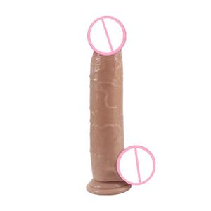 Flexibele Realistische Vloeibare Siliconen Zuignap Dildo Dong Penis Didos Seksspeeltje Voor Vrouwen Masturbatie Volwassen Speelgoed - Product Image 3