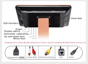 Amplificador de Máquina KTV Compatible con 26 Idiomas con 2 Micrófonos Inalámbricos - Product Image 4
