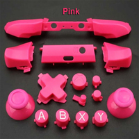Pare-chocs RB LB de placage solide coloré pour Xboxes One X Joypad RT LT boutons de déclenchement Kit de mod pour contrôleur Xboxes One S