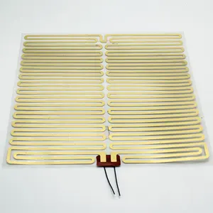 Round Circle Flexible Heating Element Etched Foil Ployimide Film Heater PI PET Film Heater