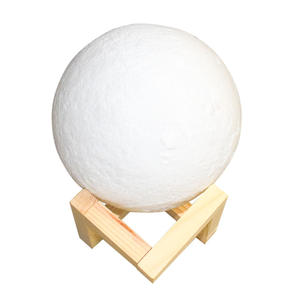 Lampada Luna 3D Stampata in Stile Europeo, Alimentata USB, Controllo Touch, Luce Notturna Dimmerabile, Regalo per San Valentino e Festival Qixi - Product Image 4