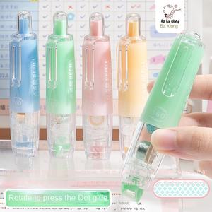 Rodillo de cinta adhesiva de alta viscosidad, cinturón de corrección adhesiva de doble cara, barras de pegamento Manual de puntos fuertes para niños y estudiantes - Product Image 1