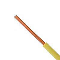 Fil et câble de construction 100% cuivre pur THHN/THW isolés en PVC 14AWG 600V