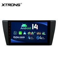 Lecteur multimédia Android pour voiture 9 pouces pour BMW Série 3 E90/E91/E92/E93 M3, 4+64 Go, DAB intégré, AKM DSP, 4G, IPS, Gyroscope, CE-XTRONS