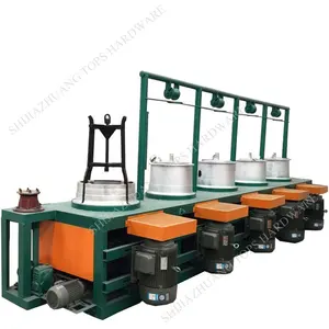 2024 new High grade continuous pulley type iron wire drawing machine for common nails