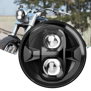 Aksesori sepeda motor, lampu depan sepeda motor 7 "Dot disetujui untuk Harley d-avidson untuk Jeep