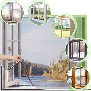 <span class=keywords><strong>Moustiquaire</strong></span> magnétique moderne pour fenêtre, <span class=keywords><strong>cadre</strong></span> en PVC avec aimant pour la maison ou l'hôtel, protection contre les moustiques - Product Image 1