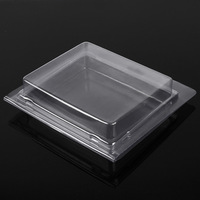 Grands contenants en blister pour micro-légumes, emballages automatiques en plastique PET, protections en coquille de palourde