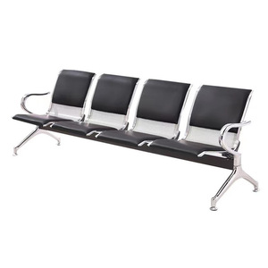 Silla de infusión Bazhou Oulang de acero inoxidable, fila de sillas con cojines, área de espera de hospital, asientos públicos de tres plazas - Product Image 2