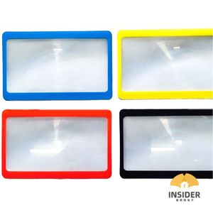 신용 카드 크기 북마크 돋보기 루페 높은 품질 - Product Image 5