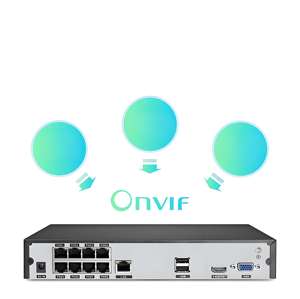 XMEye 8CH 4K POE NVR Ultra HD videoregistratore di rete con protezione interruzione di corrente - Product Image 2