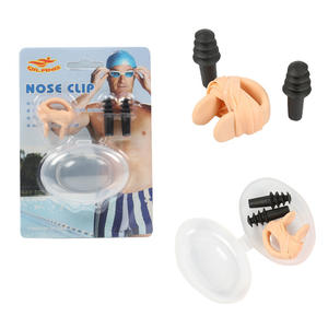 Juego de tapones para los oídos con clip para la nariz Qilang, equipo de natación impermeable de silicona suave para adultos y niños - Product Image 5