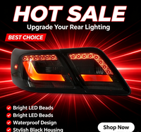Ensemble de feux arrière à LED modifiés pour Toyota Camry US 2006-2011, avec feux de freinage intégrés