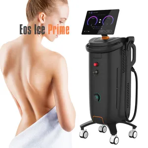 EOS ICE Laser Hair Removal Ice Dioden Laser Fiber Coupled 755 Alex 808 Diode Laser Hair Removal Machine With Cooling Tip