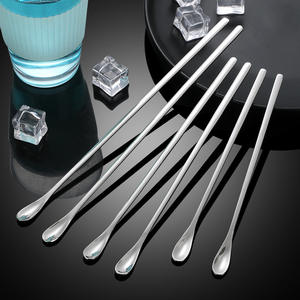 Jieyang Long Handle Stainless Steel Serving Spoon 316L Oval <b>Coffee</b> Ice <b>Scoop</b> For Camping Outdoor Use - Product Image 2