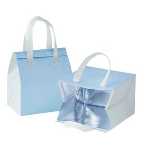 Durable Non-Woven Cartoon Pattern Insulated Thermal Cooler Tote Bag for Food Delivery Foldable Design with Waterproof Features - Product Image 1