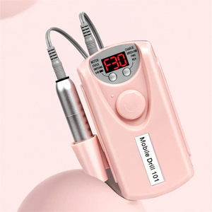 Wholesale Intelligent Nail Drill Bits <b>Holder</b> Display Box Transparent <b>Makeup</b> Brush Tweezers Storage Organizer - Product Image 5