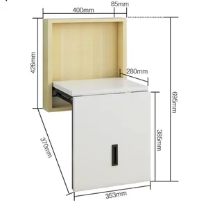 Basit mobilya aksesuarı ayarlanabilir duvar dolabı sürgülü mekanizması oturma odası için