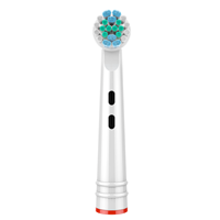Kepala Sikat Gigi Bulat Berputar dengan Bulu Lembut Baru, Pengganti Kepala Sikat untuk Oral B
