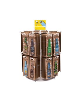 Présentoir à <span class=keywords><strong>2</strong></span> niveaux pour suspendre de petits objets avec 20 crochets Présentoir pour ouvre-bière pour la foire - Product Image 2