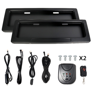 Support de plaque d'immatriculation électrique escamotable format AU pour voiture, cache-plaque pour usage tout-terrain uniquement - Product Image 1