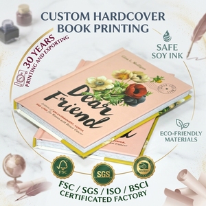 Libro con copertina rigida personalizzata, stampa offset di alta qualità, design a colori, rilegatura cucita, stampa in serie con finitura UV a rilievo - Product Image 4