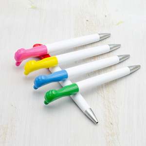 Artículo Promocional de Regalo, Bolígrafo de Plástico con Diseño de Gesto de Mano de Dibujos Animados, Bolígrafo Personalizado con Logotipo - Product Image 5