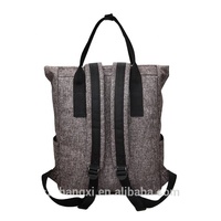 Sac à dos pour ordinateur portable imperméable de haute qualité personnalisé avec USB et polyester pour les sports de plein air unisexes
