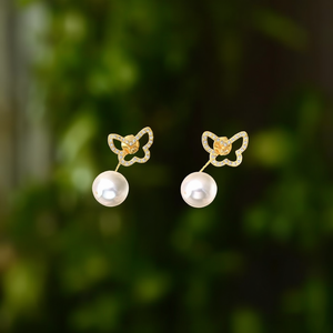 <b>Crystal</b> E295-190-010G Drop <b>Earrings</b> 22k Gold Plated 316L Stainless Steel Elegant and Luxurious Everyday Wear Accessory for Women - Product Image 3