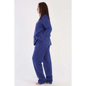 Ensemble de pyjama pour femmes XXL 2-Yard à col rond et manches longues avec poche ovale - Product Image 2