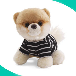 Peluche en peluche douce personnalisée de 30 cm, réaliste, de 8 pouces, assise, <span class=keywords><strong>Boo</strong></span> the Dog, pour enfants, vente en gros en Chine - Product Image 1