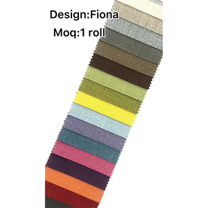 Nuevo estilo de China, nueva tela de tapicería sólida de lino Moq baja creativa para muebles y cubiertas de tapicería, cubierta textil lisa - Product Image 4