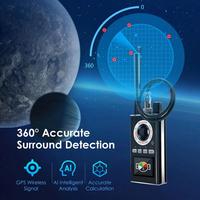 Détecteur de caméra cachée et d'écoute GSM multifonction K88 avec alarme personnelle portable, couverture de 40 mètres, autonomie de 45 jours