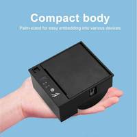 Impresora de etiquetas integrada de 80mm con USB + SERIE DE medio corte/corte completo opcional Impresora térmica de etiquetas de 3 pulgadas Máquina para hacer pegatinas