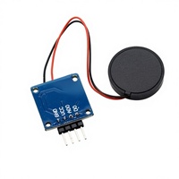 Módulo Sensor de Vibración Piezoeléctrico, Interruptor de Detección de Impactos, Compatible con Microcontroladores, Kit STEM para Bricolaje