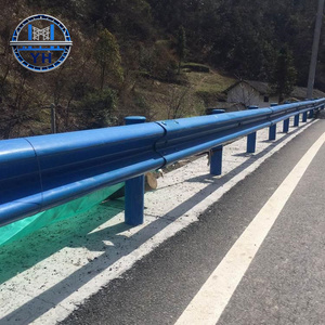 Durable Two <strong>Wave</strong> <strong>Guardrail</strong> W Beam Steel <strong>Road</strong> Barrier Crash Absorbing Highway Safety Protection - Product Image 5