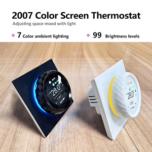 Beca BAC-2007 Tuya APP 1.6 Inch Central Air Conditioner 4 Pipe Heating and <strong>Cooling</strong> Smart Knob Wifi <strong>Thermostat</strong> for Fan Coil Unit - Product Image 6